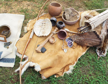 Period tools and weapons