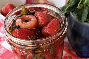 Pickled Strawberries