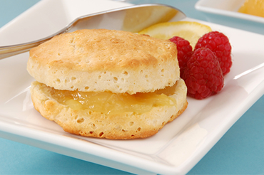 biscuits with lemon curd